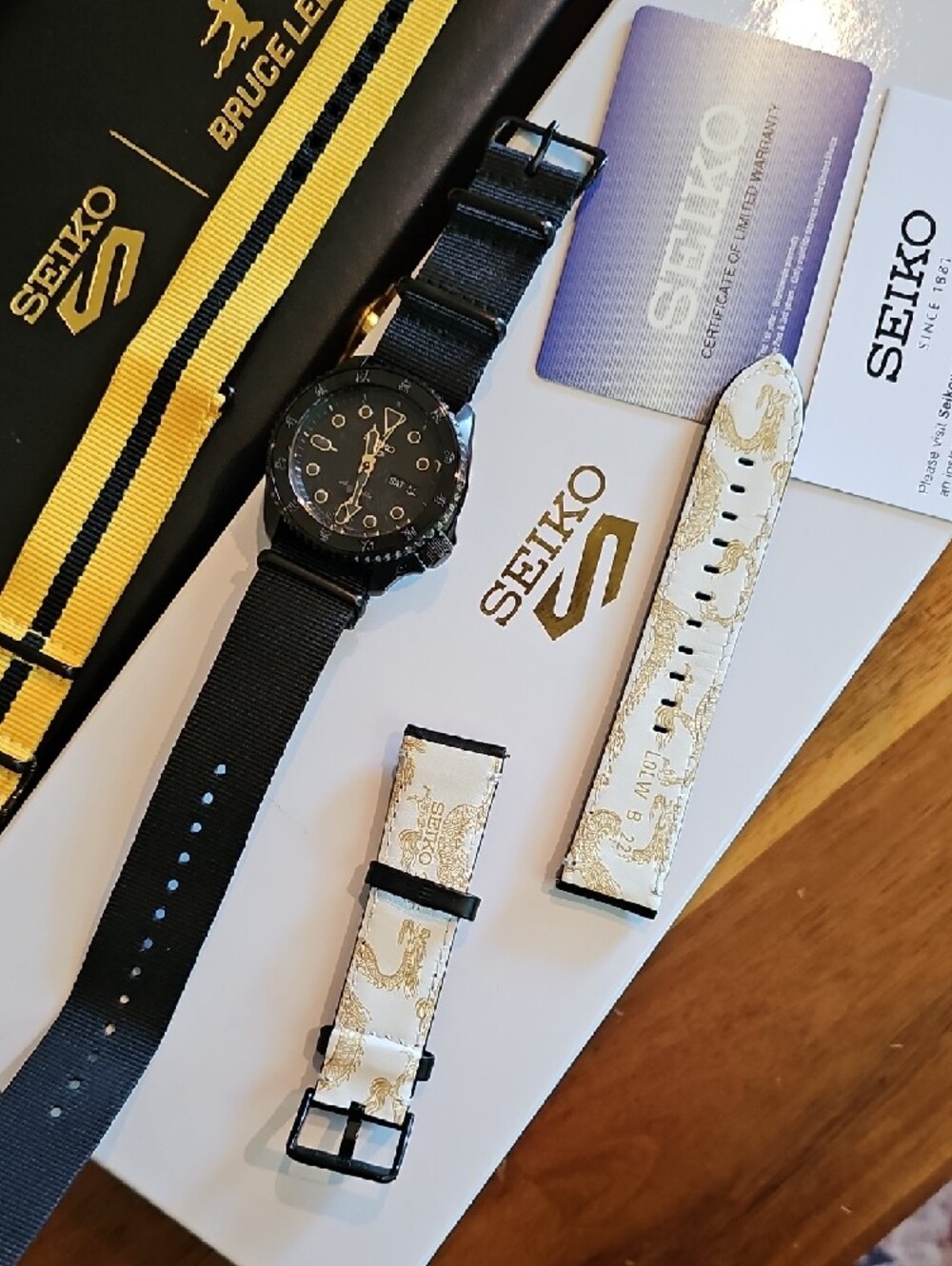 Seiko 5 Sports Bruce Lee Limited Edition Boxed Set. Automatic Watch - Picture 6 of 7